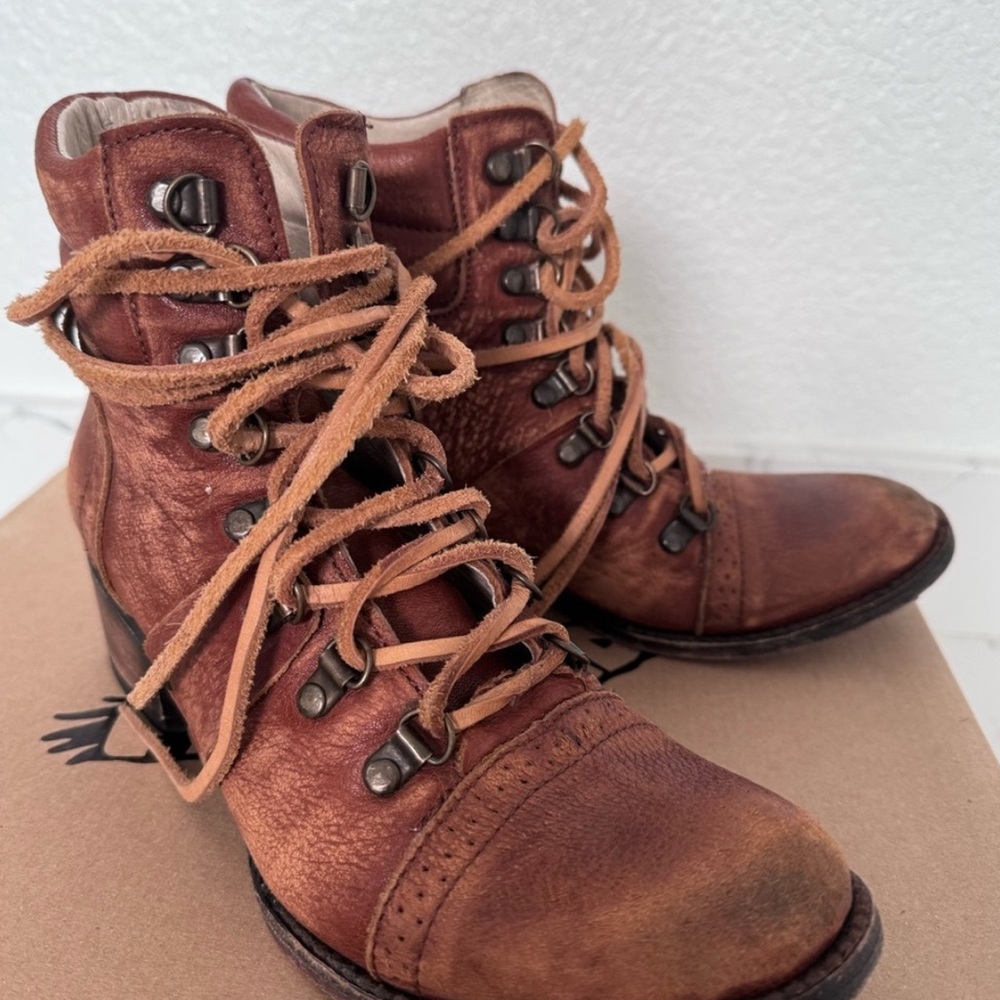 Freebird Gage Sz 7 Boots Cognac - Picture 3 of 6